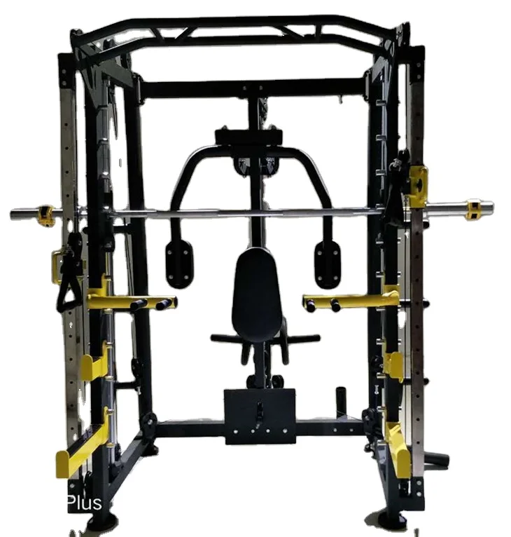 

Hot sales Professional gym used multi fitness gear ultimate power rack with smith machine manual for sale, Optional