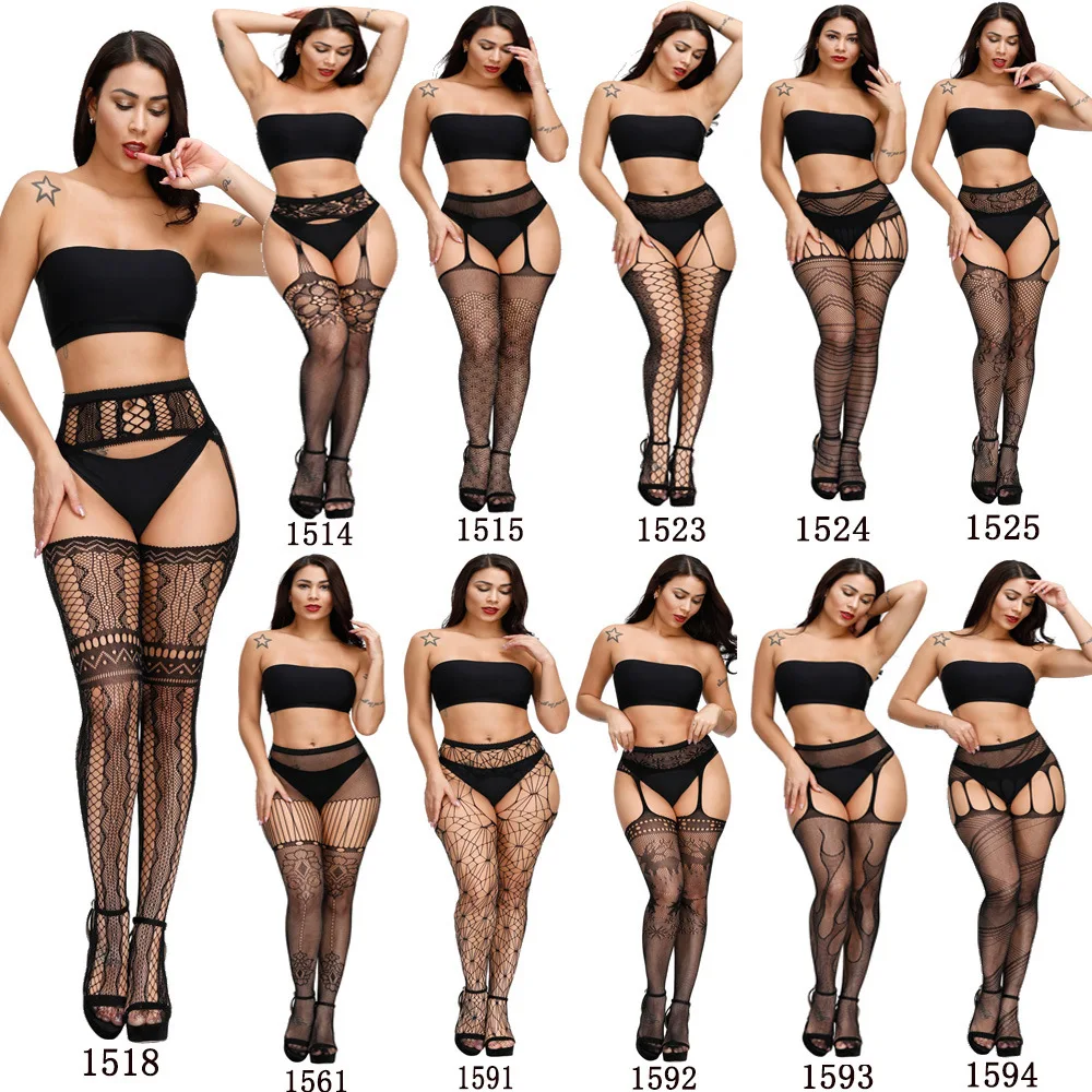 

Knee socks triple-bar striped long barrel belt European and American student school girl sexy stocking, Custom color