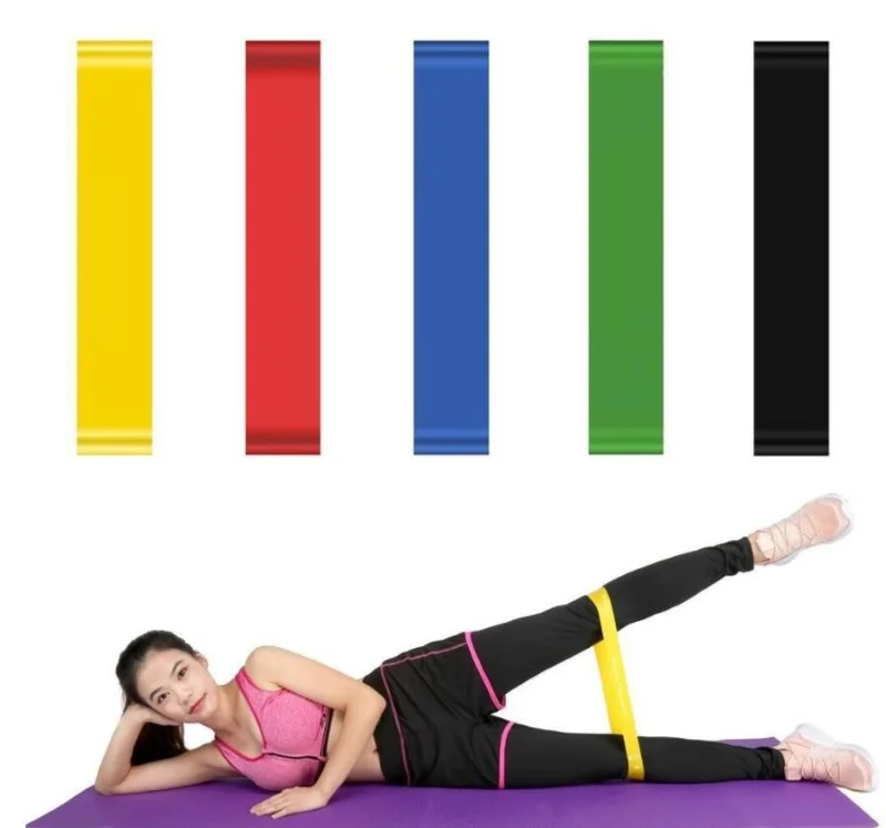 

2021High Quality Family Fitness Equipment Slimming Fat reduction Yoga set Adjustable Elastic band