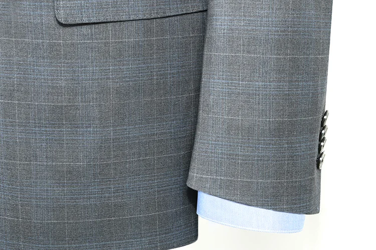 MTM Wholesale Men Slim Fit Bespoke Suit Three Piece For Men Wool Coat Pant Men Suit Attiro Uomini Degli Terno