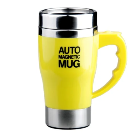 

FD-017 Magnetized Stainless Steel Liner, PP Case 320ml Capacity Automatic Stirring Travel Coffee Cup-Automatic Automatic Stirrin