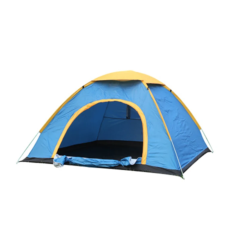 

waterproof 6 person automatic tents camping outdoor family, Blue/orange/green