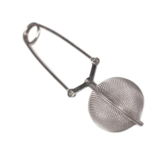 

4.5cm Tea Filter Compartment Drain Handle Seasoning Ball Stainless Steel Handle Tea Ball
