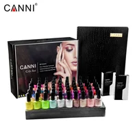 

CANNI Gel Polish Kit 60pcs/set 2019 New Hot Sale Manicure Nail Art Salon UV Gel 18ml Peel Off Base Coat Long Wear Nowipe Topcoat