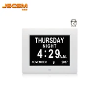 

8 inch Dementia Large Letter Digital Calendar Day Clock for Alzheimer