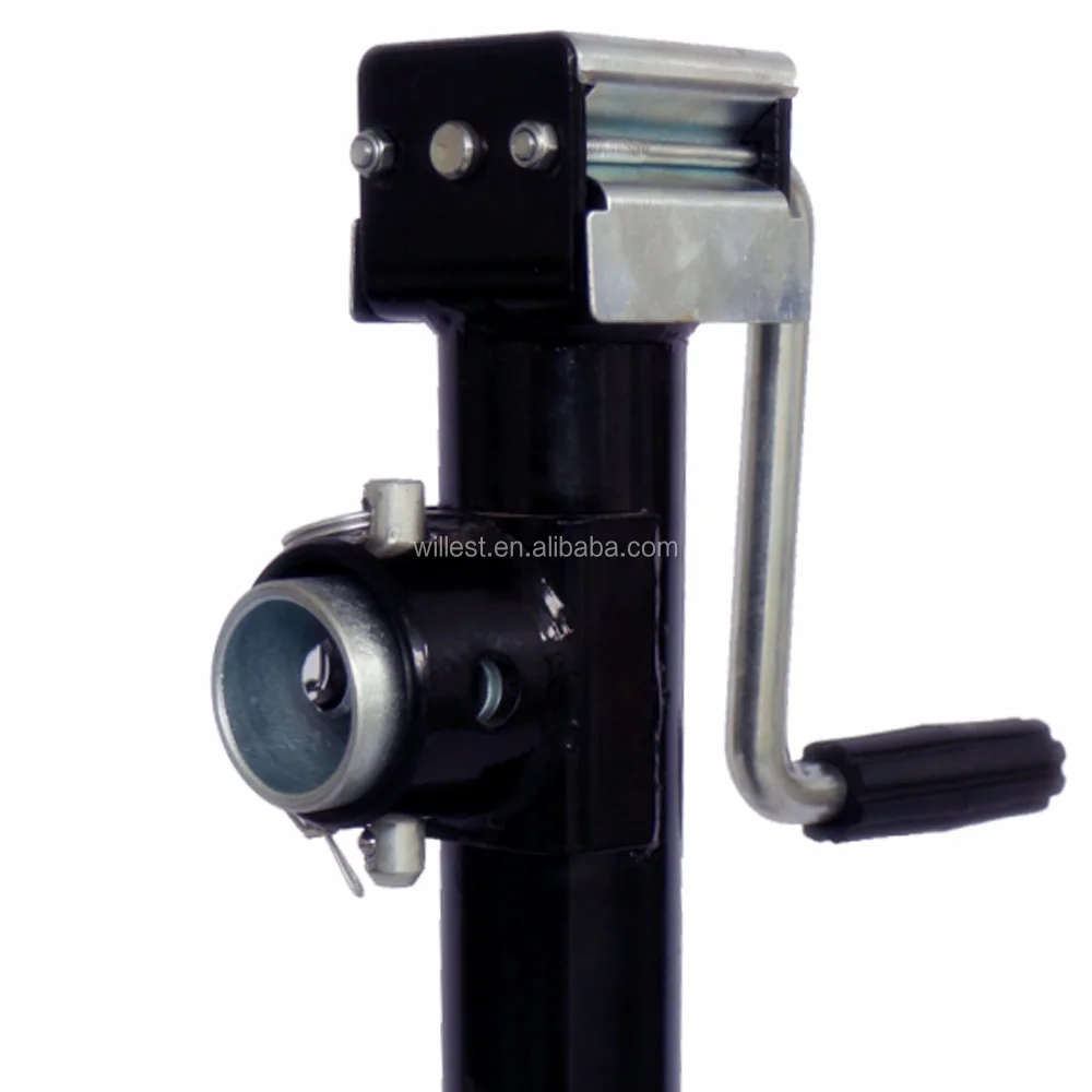 10 Inch Trailer Jack Stand Hutz 2000 Lbs Trailer Jack With Foot Plate