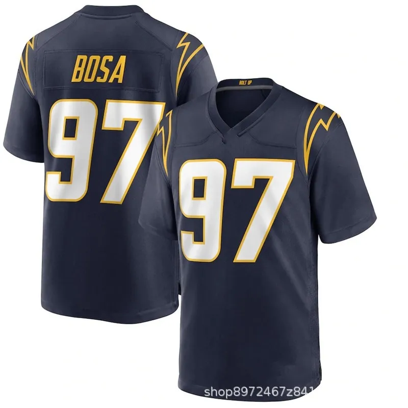 

Wholesale Custom High Quality Vintage Nfl Oversized T-shirt Unique Nfl Jerseys Joey Bosa #97, Customized color