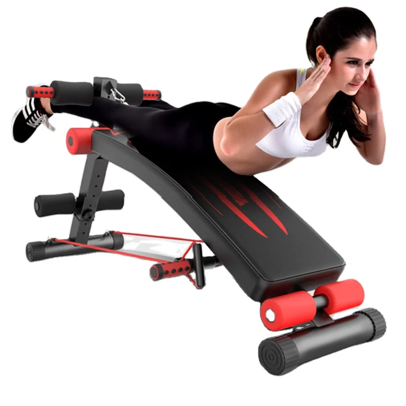 

Hot sale Amazon Gym Equipment Sit Up Bench Muscle Exercise Ab Chair Foldable Portable Exercise Supine Board Gym Equipment