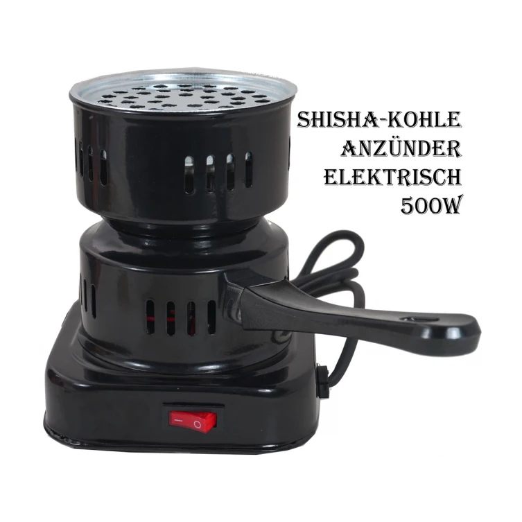 

China Wholesale Electric Hookah Head Black Electronic Halter Shisha Kohle