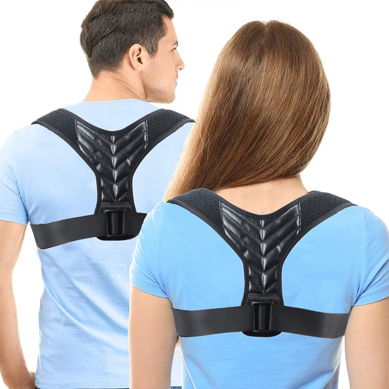 

Factory Direct Sale Adjustable Shoulder Brace Back Support Belt for Man Women corrector de postural