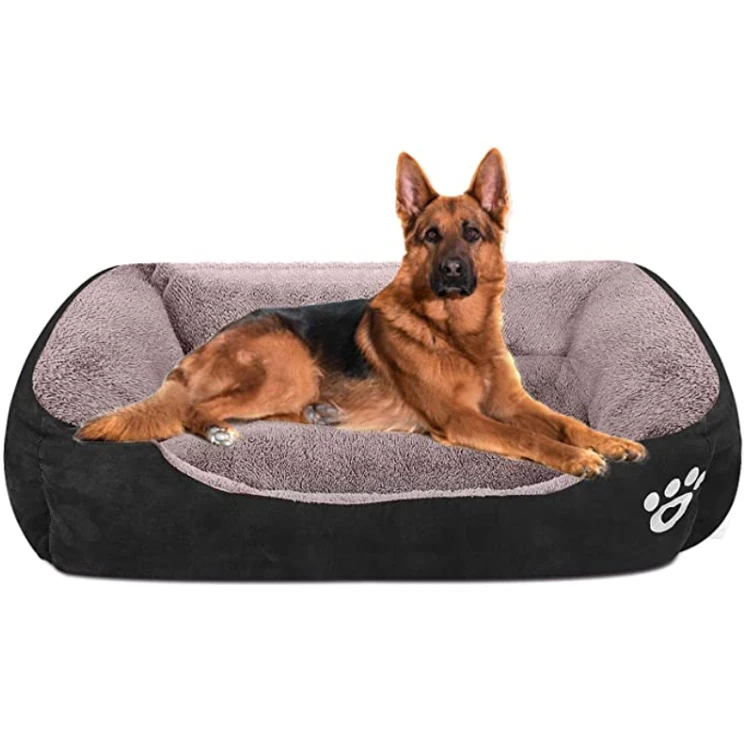 

Wholesale Luxury Waterproof Ultra Soft Pet Dog Bed Rectangle Pet Bed Washable Dog Bed, Picture shows