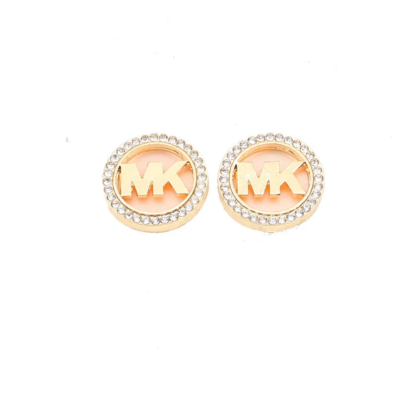 

New Arrival Designer Jewelry Brand Earrings Luxury Letter Gold Stud Earrings for Women