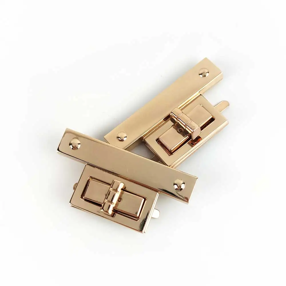 

Deepeel BS042 Handbag Accessories Snap Clasps Closure Buckle For Crossbody Bag Twist Turn Lock, Light gold