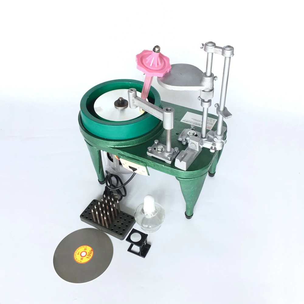 

Lapidary Machine Gemstone Polishing Machine Faceting Machine for Jewelry, Green