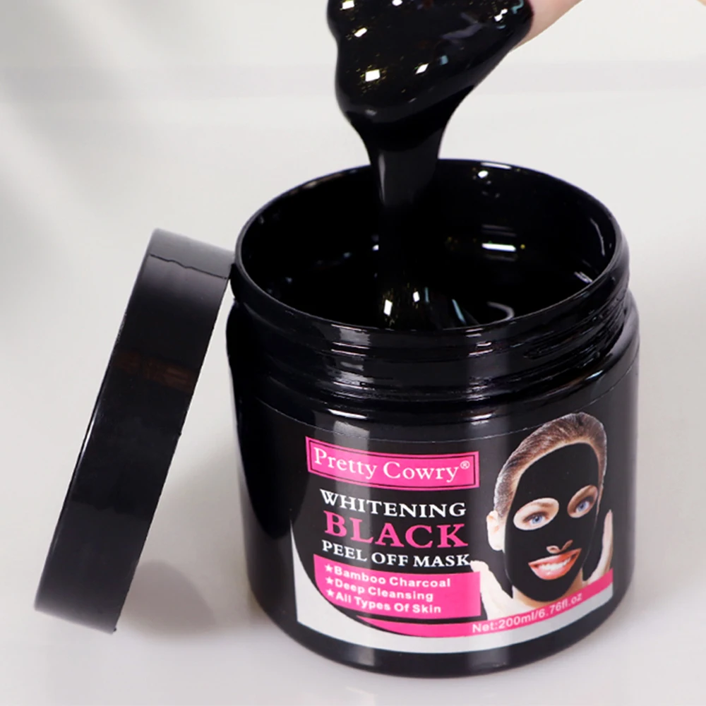 

Deep Cleansing Face mask Natural whitening black peel off mask / Tear mask