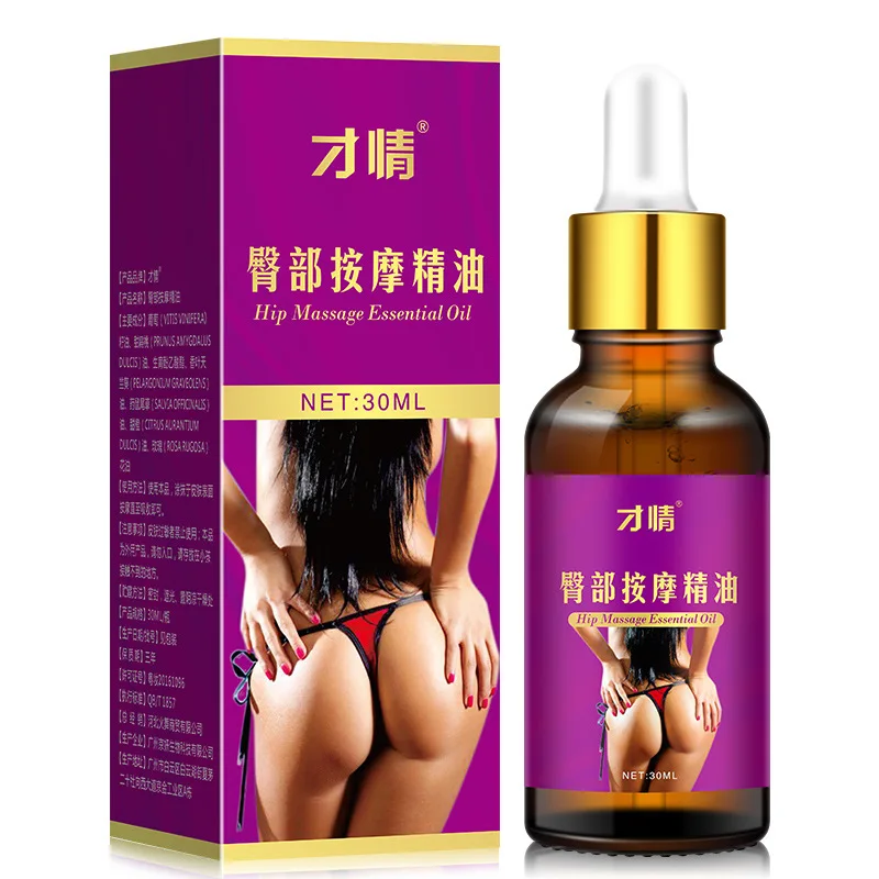 

caiqing Sexy Hip Buttock Butt Enlargement Massage Essential Oil Effective Lifting & Firming Hip Lift Up rose hip oil