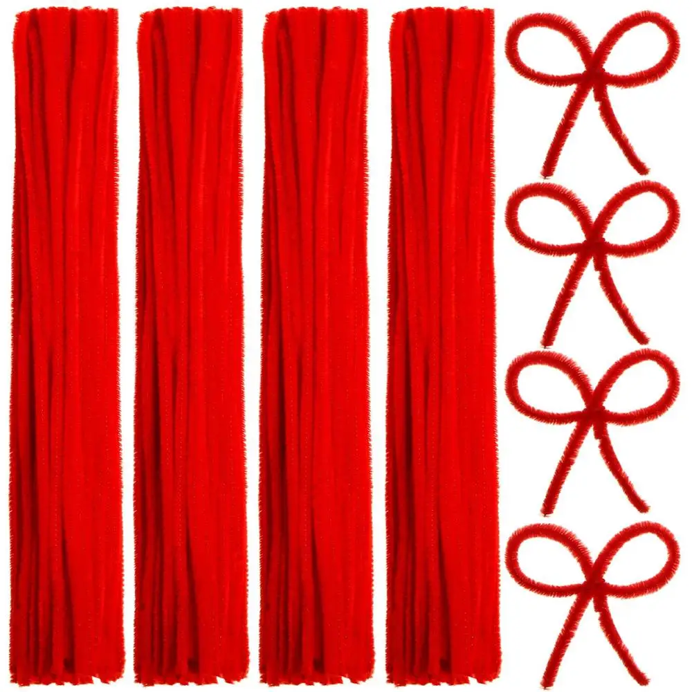 

Colorful Craft Pipe Cleaners Glitter Chenille Stems for DIY Art Christmas Decoration