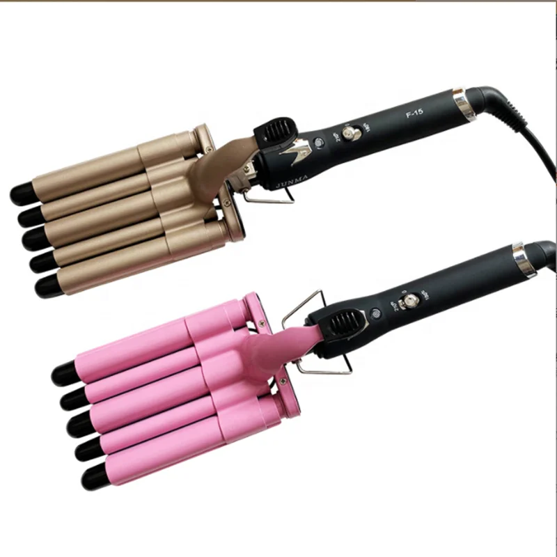 

Biumart 5 Tube Curl Hair Waver Automatic Five Stick Egg Roll Curling Iron Hair Wave Curler