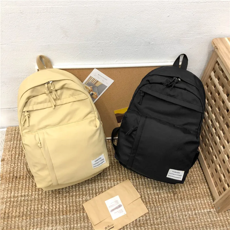 

ST-0524 Side Pocket Anti-theft Pairs Of Men And Women With Student Backpack Woman Fashion Girls Bags Handbags, Multi color