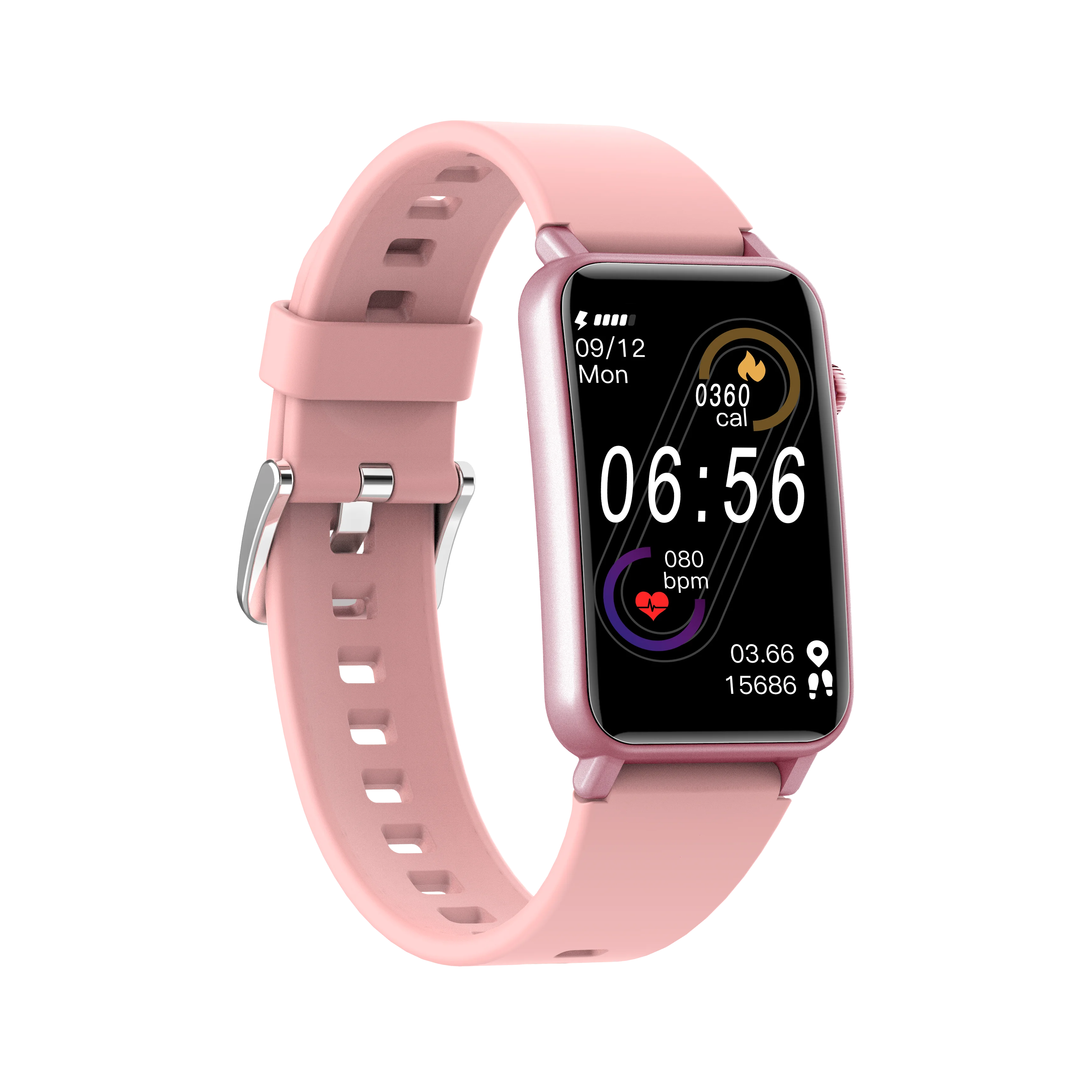 

Fitness Tracker Blood Oxygen Sport Smart Watch Curved Touch Screen Wrist Bracelet Android IOS Men Women