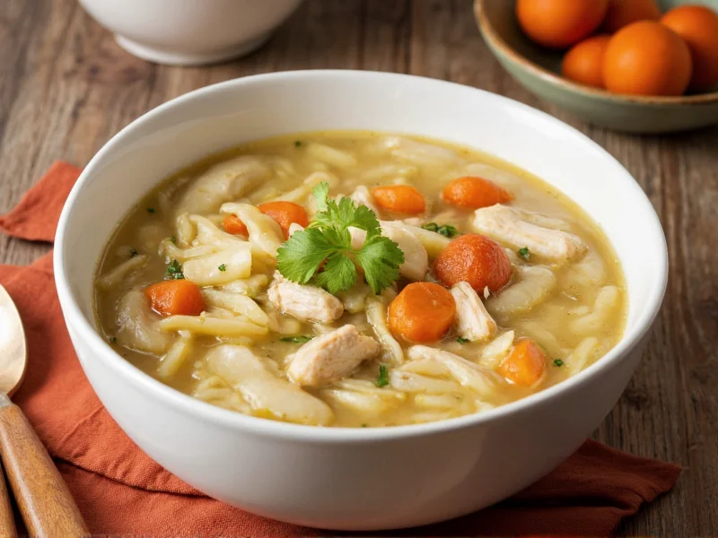 Orzo Chicken Soup: Creamy Comfort in 45 Minutes