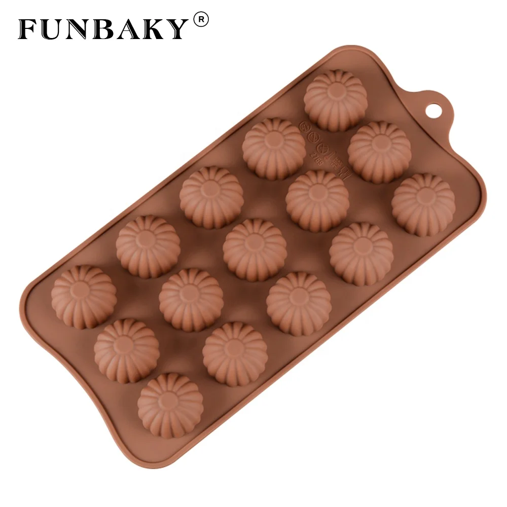 

FUNBAKY Candy baking tools round circle semicircle unique shape silicone baking hot chocolate bomb making mold hemisphere sweets, Customized color