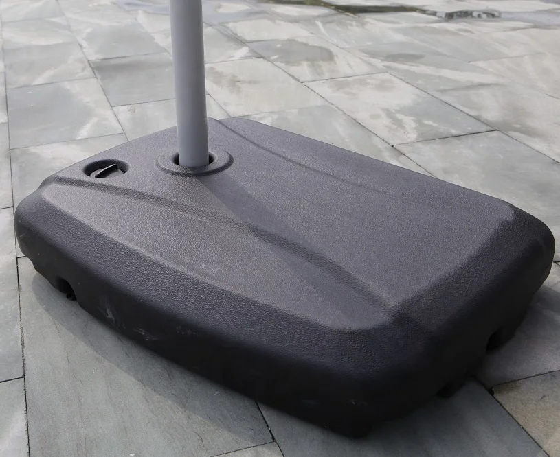 
Outdoor Parasol Banana 60L Water Filled Umbrellas plastic base 