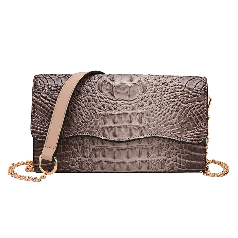 

HONGRUI crossbody alligator bag women side bags for girls shoulder, Red,black,white,purple,green,gray
