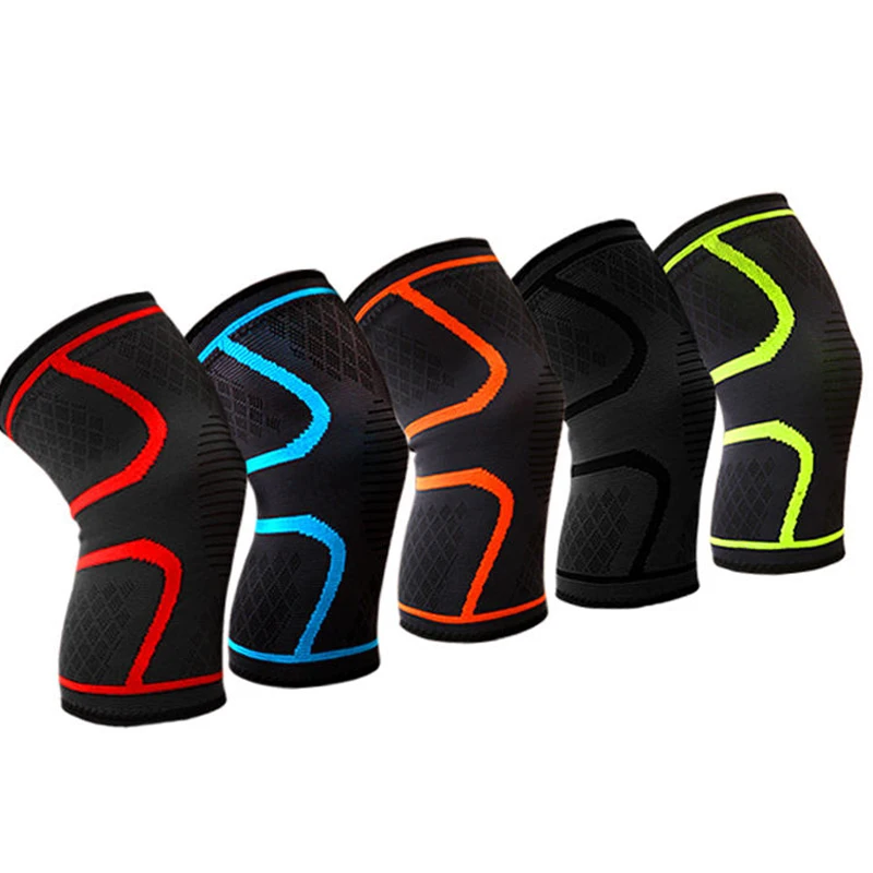 

Elastic Knee Pads Nylon Sports Fitness Kneepad Fitness Gear Patella Brace Running Basketball Volleyball Support Knee Pad