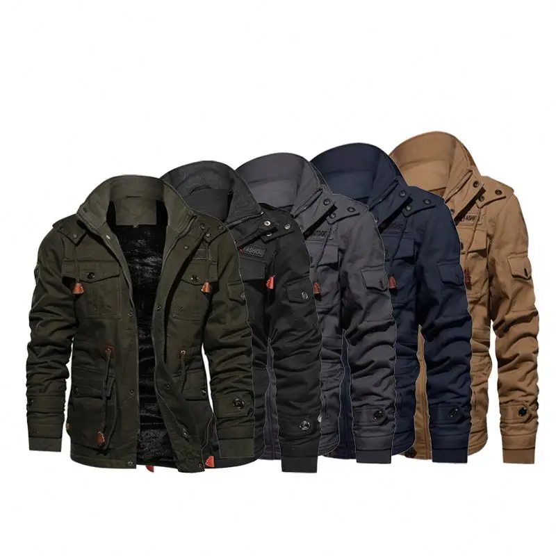 

High Quality Riding Soft shell Fleece Military Plus Size Men's Jackets Coats