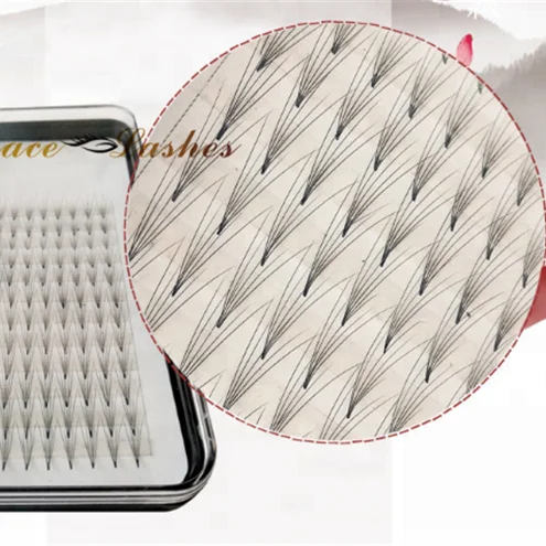 

2020 6D-10D premade short stem volume lashes Fluffy Eyelashes