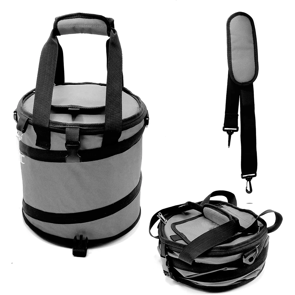 

High Quality Collapsible Insulated Tote with Portable Waterproof Folding for Beach Round Cooler Bag Get a Bottle Opener for Free