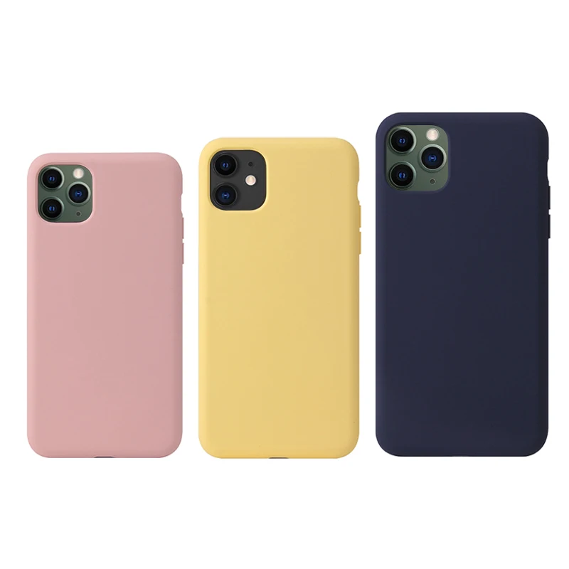 Liquid Silicone Phone Case For iPhone 11 Soft Silicone Covers Anti-fouling Microfiber inside Shockproof iPhone X Cellphone Case Liquid Silicone Phone Case For iPhone 11 Soft Silicone Covers Anti-fouling Microfiber inside Shockproof iPhone X Cellphone Case