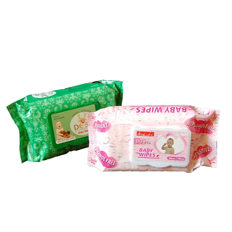 

Custom Logo Plastic Lid Wipes For Baby Water Wipes Baby Wet Wipe