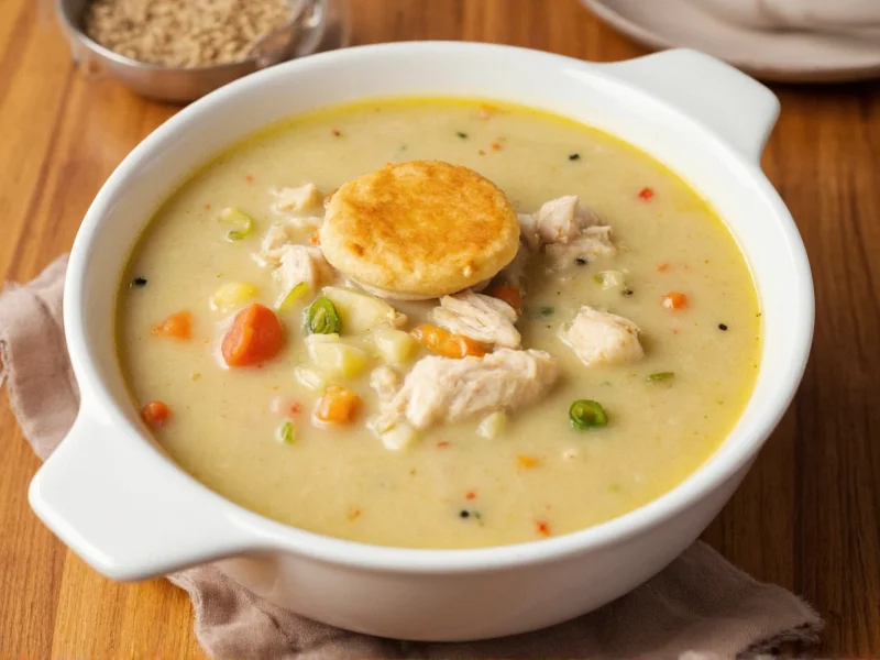 Chicken Pot Pie Soup with Cream of Chicken Soup Recipe