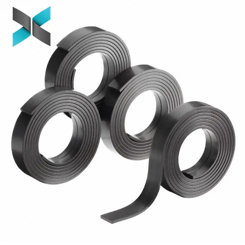 magnet rubber flexible isotropic tape adhesive self