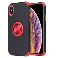 

Luxury cheap price 360 degree shockproof tpu pc 2in1 holder mobile phone back cover for huawei y9 prime 2019 cell phone case