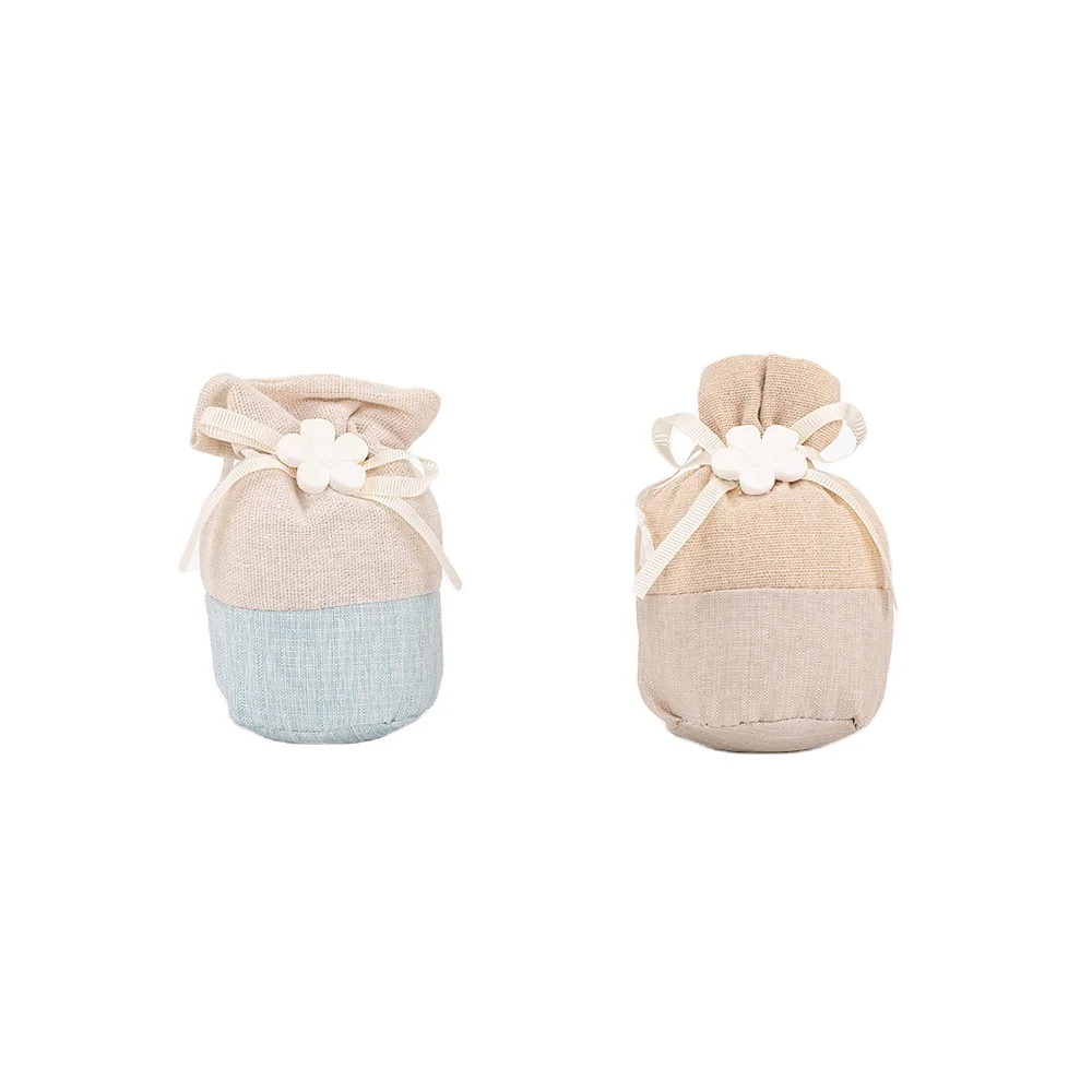 

MUMUSO New Product Household Embroidery Pouch Linen Scented Sachet Aroma Bag Perfume Satchel, 1 Pc, Multicolor