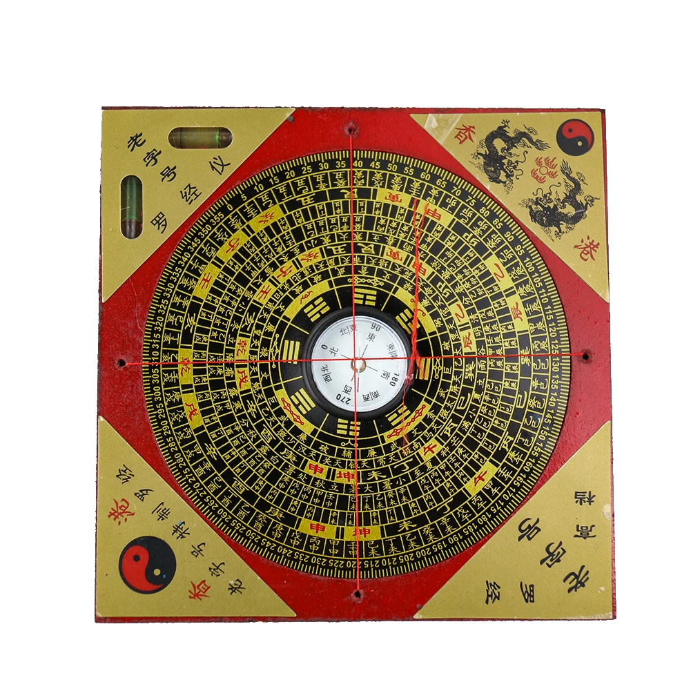 

Manufacturer Chinese Feng Shui Compass Metal Compass Brass Panel Professional Compass, As photos