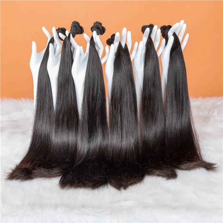 

12a Double Drawn Brazilian Hair Vendors,Donor Hair Bone Straight Bundles,Cuticle Aligned Unprocessed Hair Extension