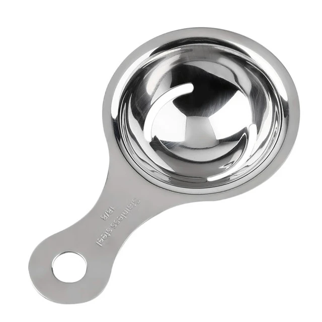 

Stainless Steel Separator Egg Yolk and Egg White Separator Kitchen Accessories, As photo