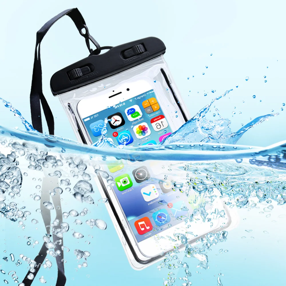 

Free Shipping 1 Sample OK Underwater Swimming Mobile Phone Bags & Cases Phone Case Waterproof Cell Phone Bag, 9 colors