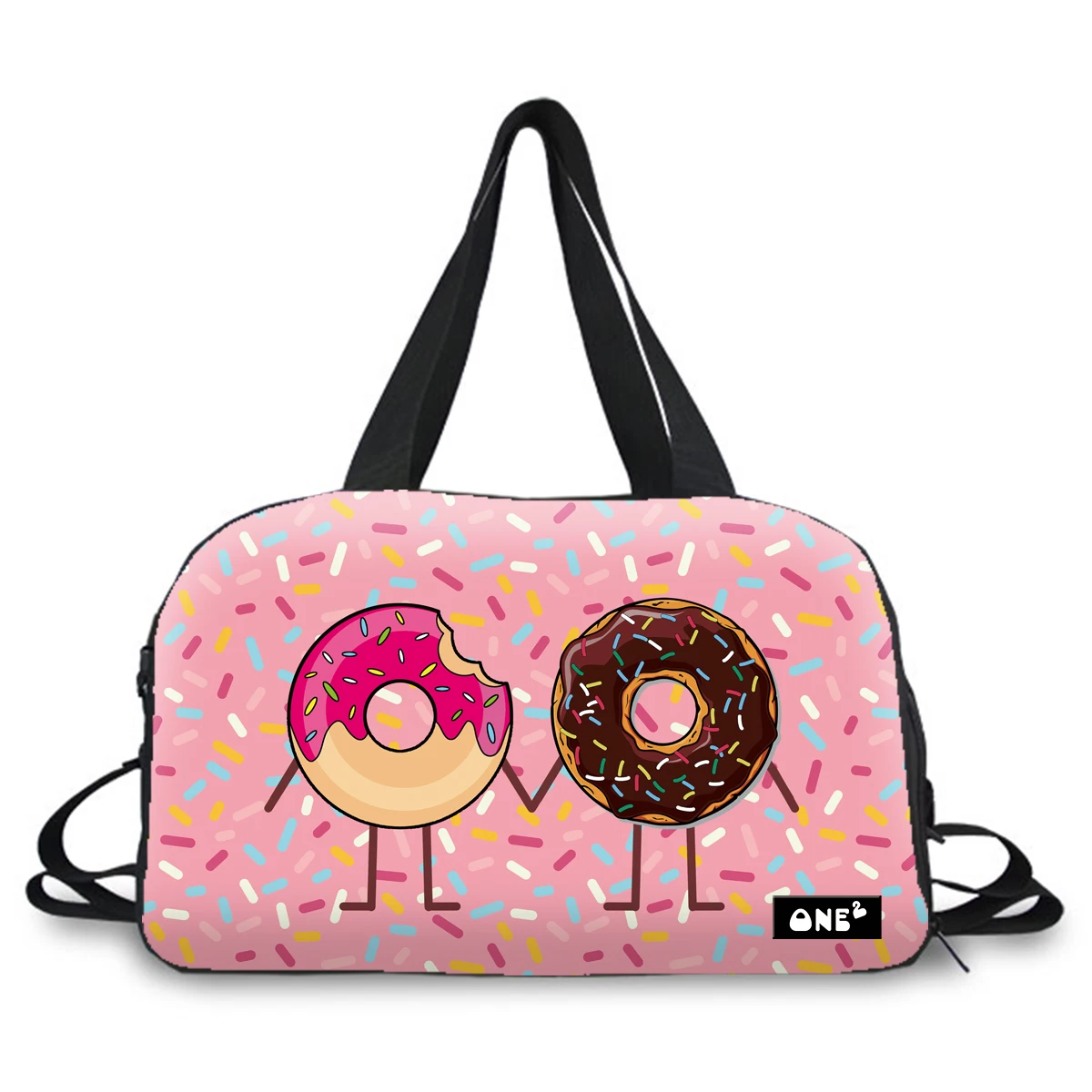 

Custom Your Logo Fashion Pattern Printing High Quality Casual Outdoor Leisure Sports Travel Large Capacity Handbag, Customized color