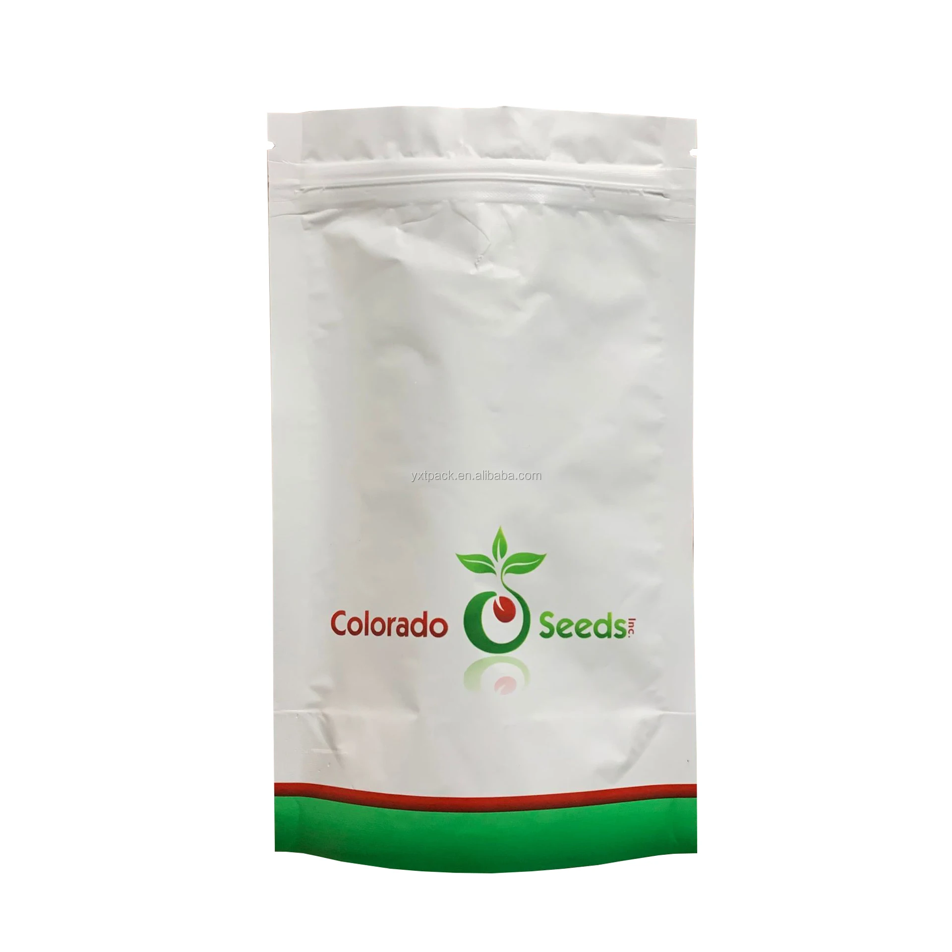 Customised Matte White 250g 500g 1kg Doypack With Window Chia Seeds