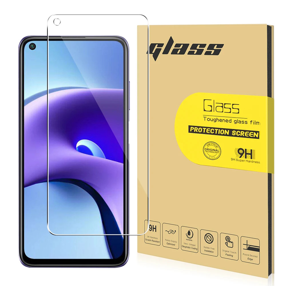 

NEW 100% Genuine Best nano-elastic Anti-smudge 2.5D HD Clear Tempered Glass Film Best Quality Screen Protector For Redmi Note 9T