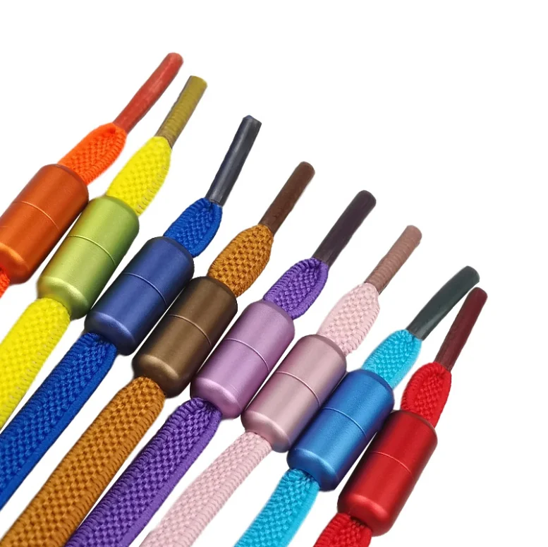 

Wholesale Individual Packing Colored Elastic Lazy Shoelaces No Tie Shoe Laces