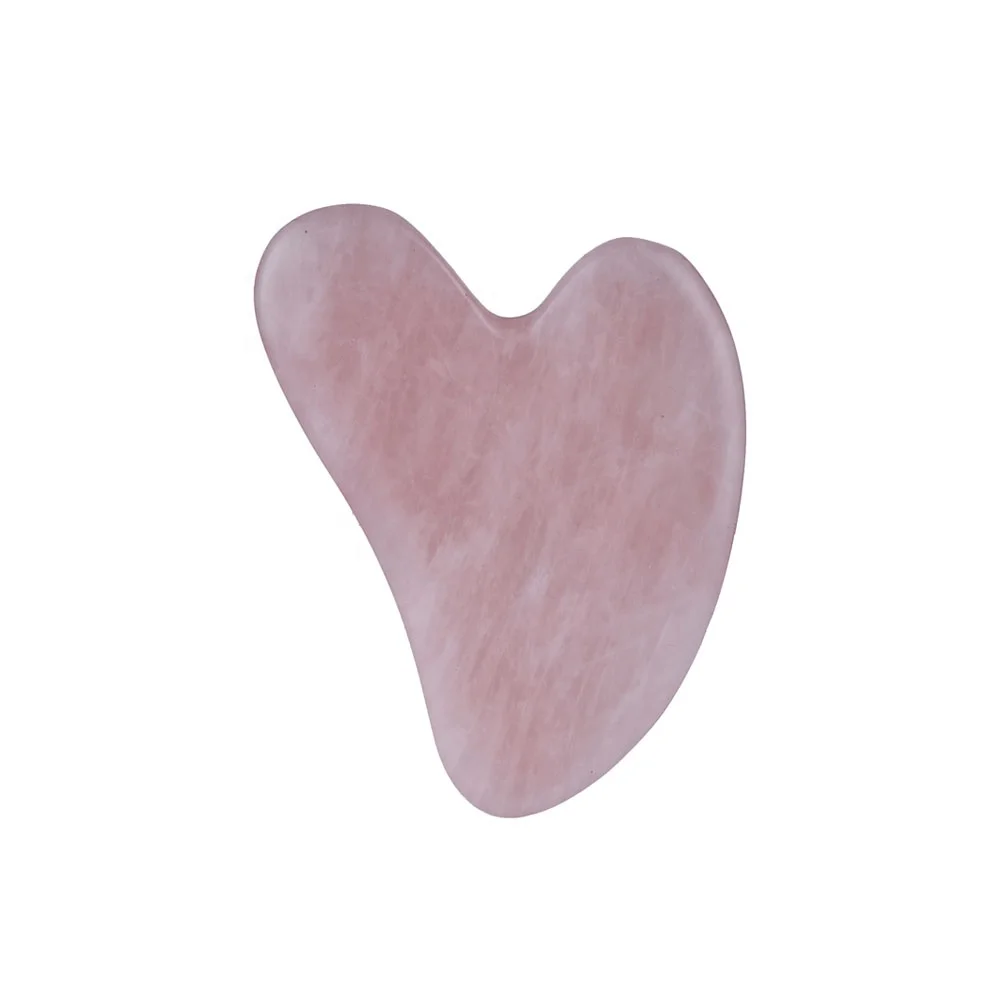 
Free shipping heart shape jade Sodalite rose quartz guasha 100% natural jade gua sha 