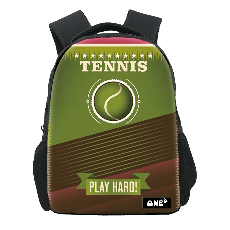 

Tennis print chrildren school bags with comfortable padded large capacity lightweight bag children school, Customized