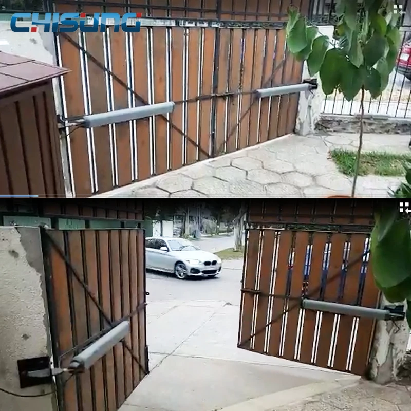New Generation Gray Black Colors Custom Remote Control Automatic Swing Gate Operator For Small  Doors/Gates Opener