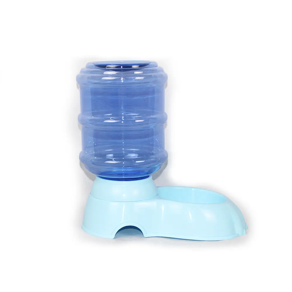 

Large Capacity Automatic Plastic Food Water Dispenser Pet Bowls and Feeders Dogs Cats, Blue pink